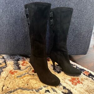 Suede BCBG Tall Heeled Boots Size 7.5